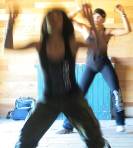 Maria Robles and Thanya Oliveira