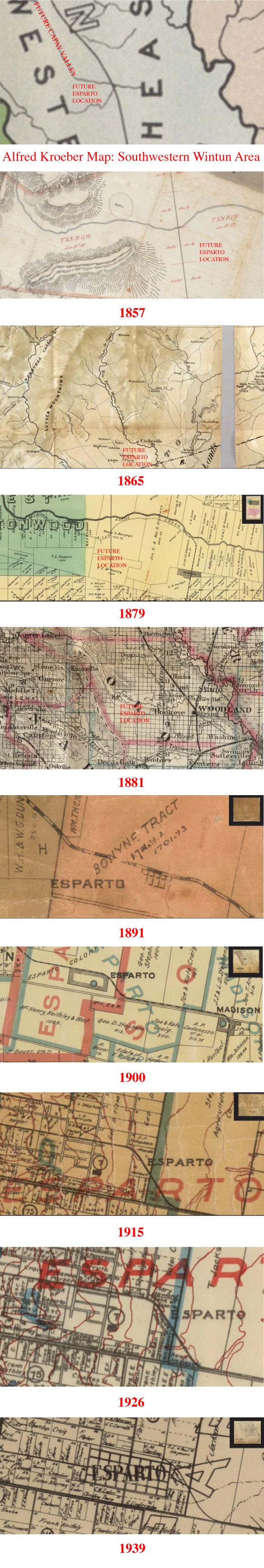 A History of Esparto/Capay in Maps